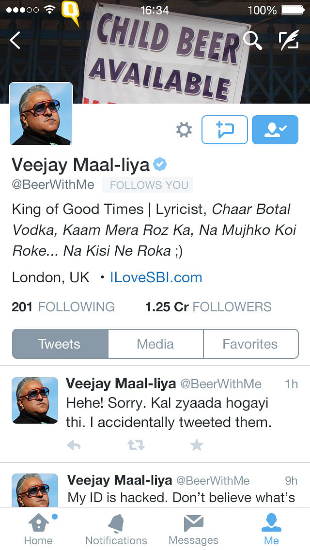 Vijay Mallya’s  Twitter account got hacked, revealing a lot of personal data. Take a secret look at his b’day plans.