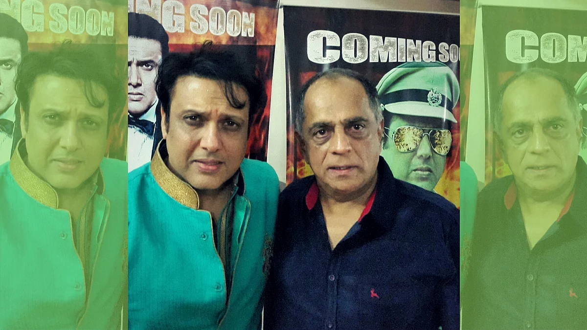 Pahlaj Nihalani with Govinda. 