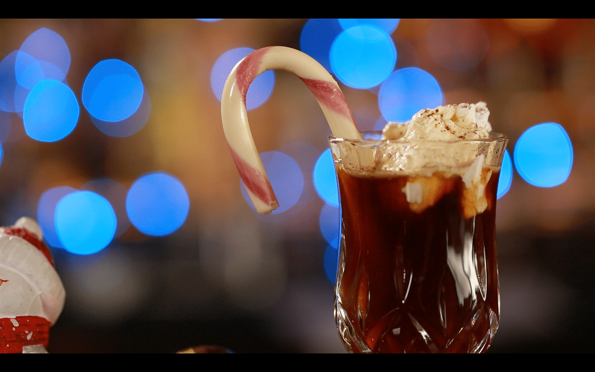 

Presenting the Irish Holiday, a Christmassy take on Irish coffee.