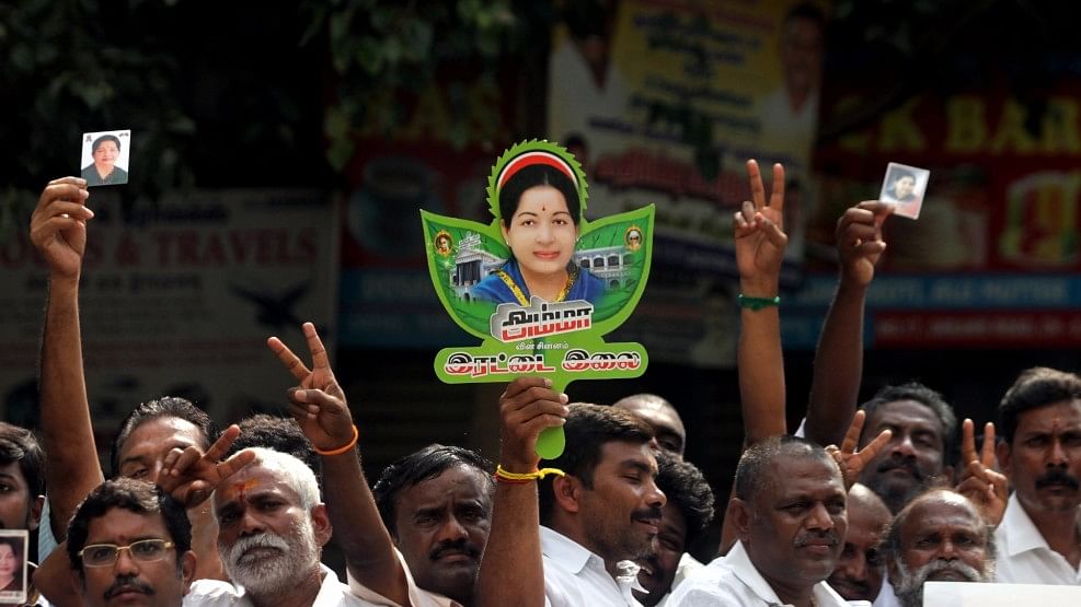 A number of party workers, well-wishers gathered outside Apollo Hospitals, where Tamil Nadu Chief Minister Jayalalithaa is admitted. (Photo: IANS)