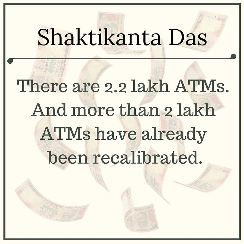 The initial focus was on supplying enough Rs 2,000 notes to replenish the demonetised notes, said Shaktikanta Das.