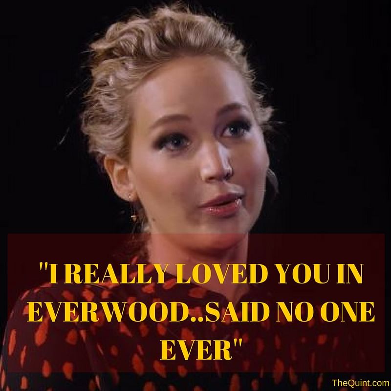 Both Jennifer Lawrence and Chris Pratt broke into giggles while coming up with dark insults for each other.