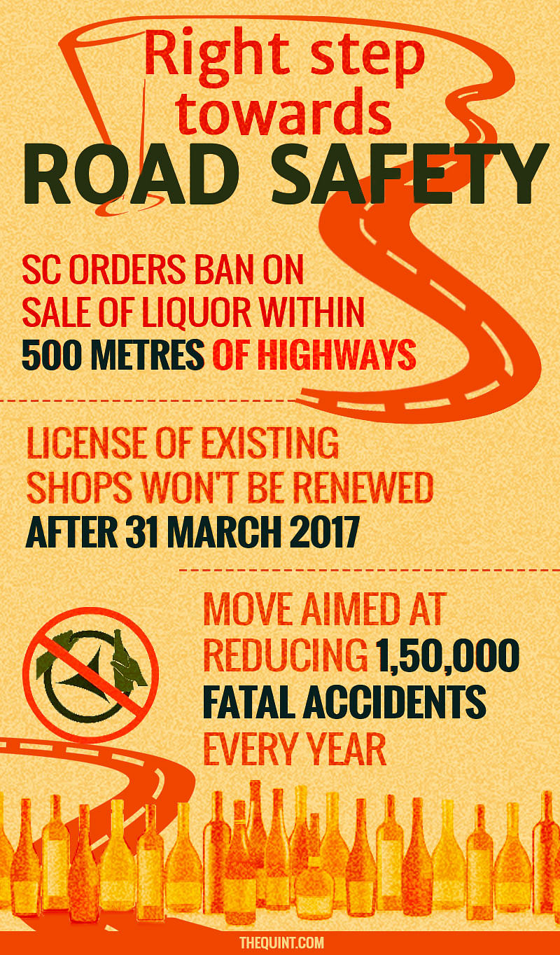 The Supreme Court’s order on  liquor sale on highways raises the issue of livelihoods being affected.