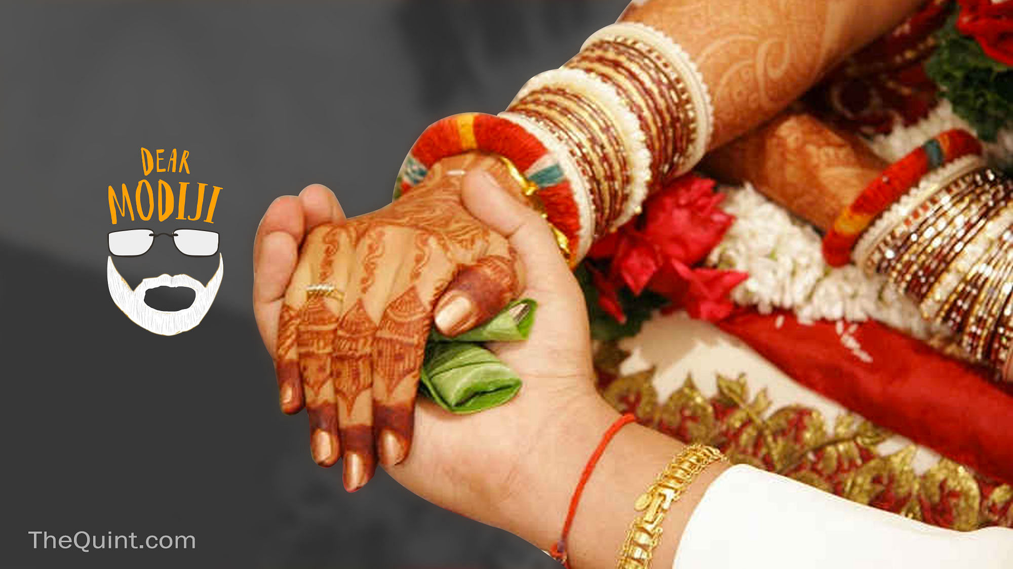 How are your ministers able to afford lavish weddings, Modi ji? (Photo: Rahul Gupta/<b>The Quint</b>)
