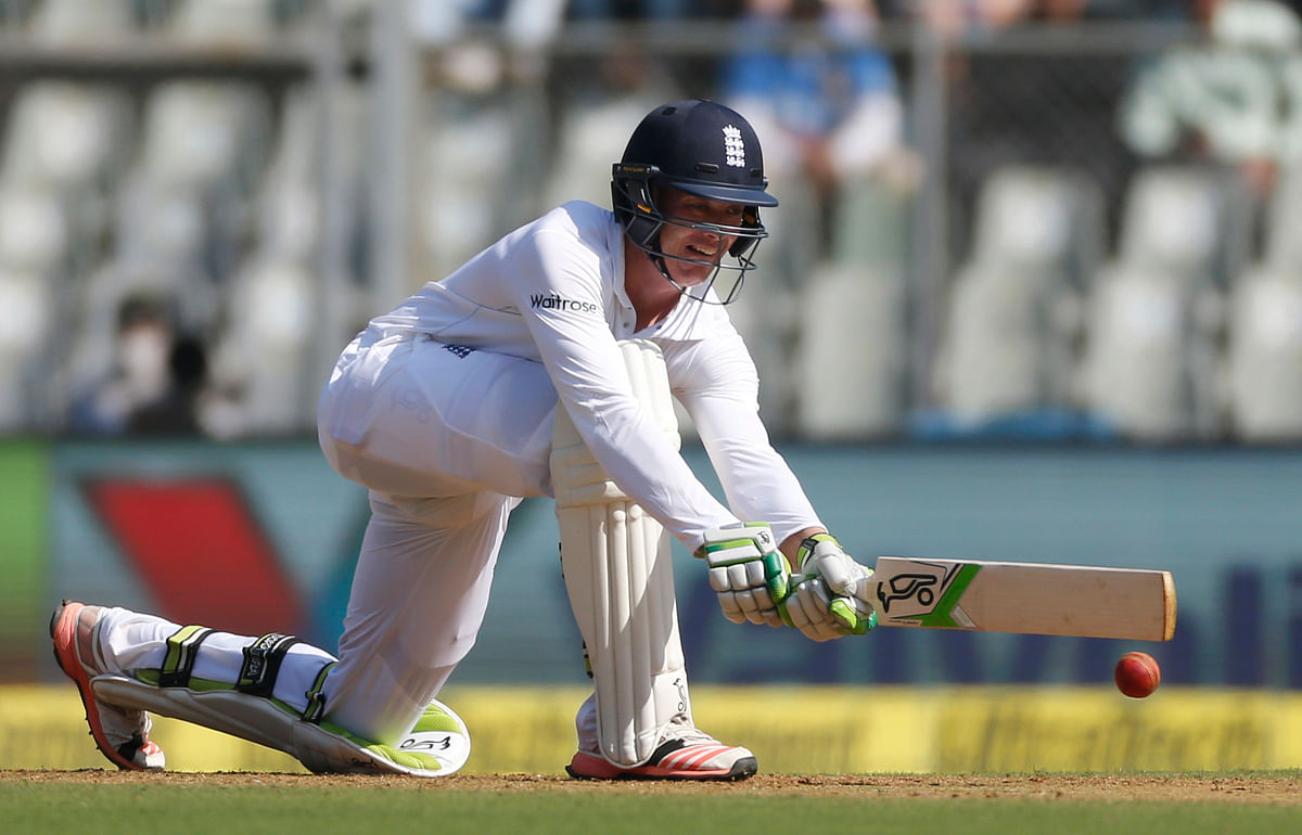England’s Keaton Jennings employed three different varieties of the sweep shot on day one of the 4th Test vs India.