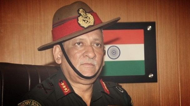 Army chief Bipin Rawat cited the example of China to highlight the importance of a higher defence budget. (Photo Courtesy: PIB)