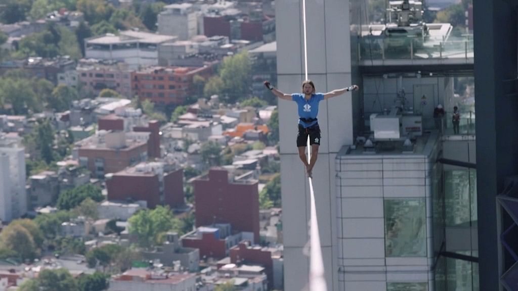 25-year-old Alexander Schulz pulled off a jaw-dropping daredevil stunt. (Photo: AP) 