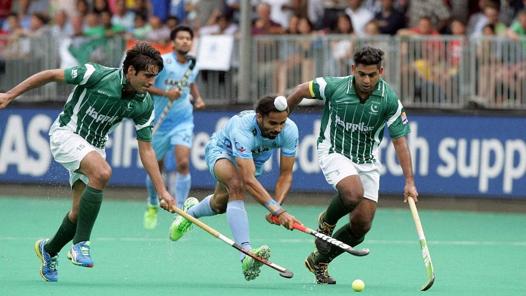  India meet Pakistan in the Hockey World League (HWL) Semi-Final on 18 June. (Photo: PTI)