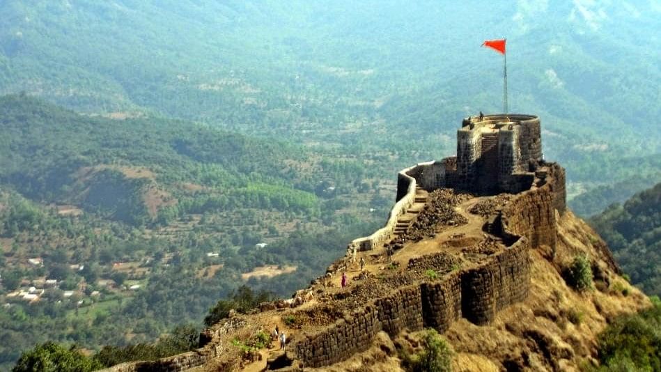 Pratapgad Fort in Satara district. 