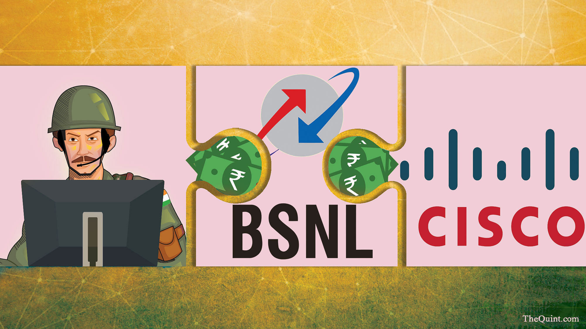 Why did the army first seek dilution of a tender clause but two months later made BSNL retain it? (Photo: <b>The Quint</b>)