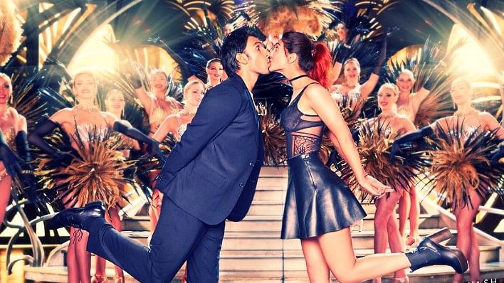 Ranveer Singh and Vaani Kapoor in the <i>Befikre</i> poster. (Photo courtesy: YRF)