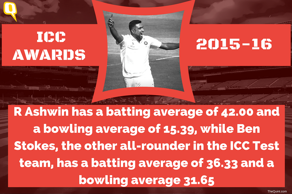 The Quint takes a look at the five reasons why Ravichandran Ashwin deserves to be the best cricketer of the year.