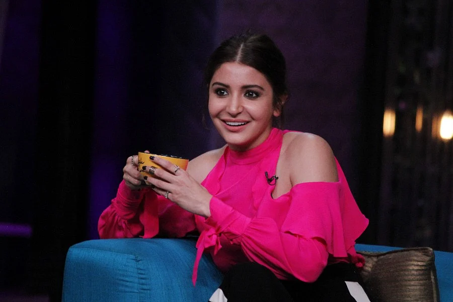 Anushka Sharma speaks her mind on <i>Koffee With Karan</i>. (Photo courtesy: Star World)