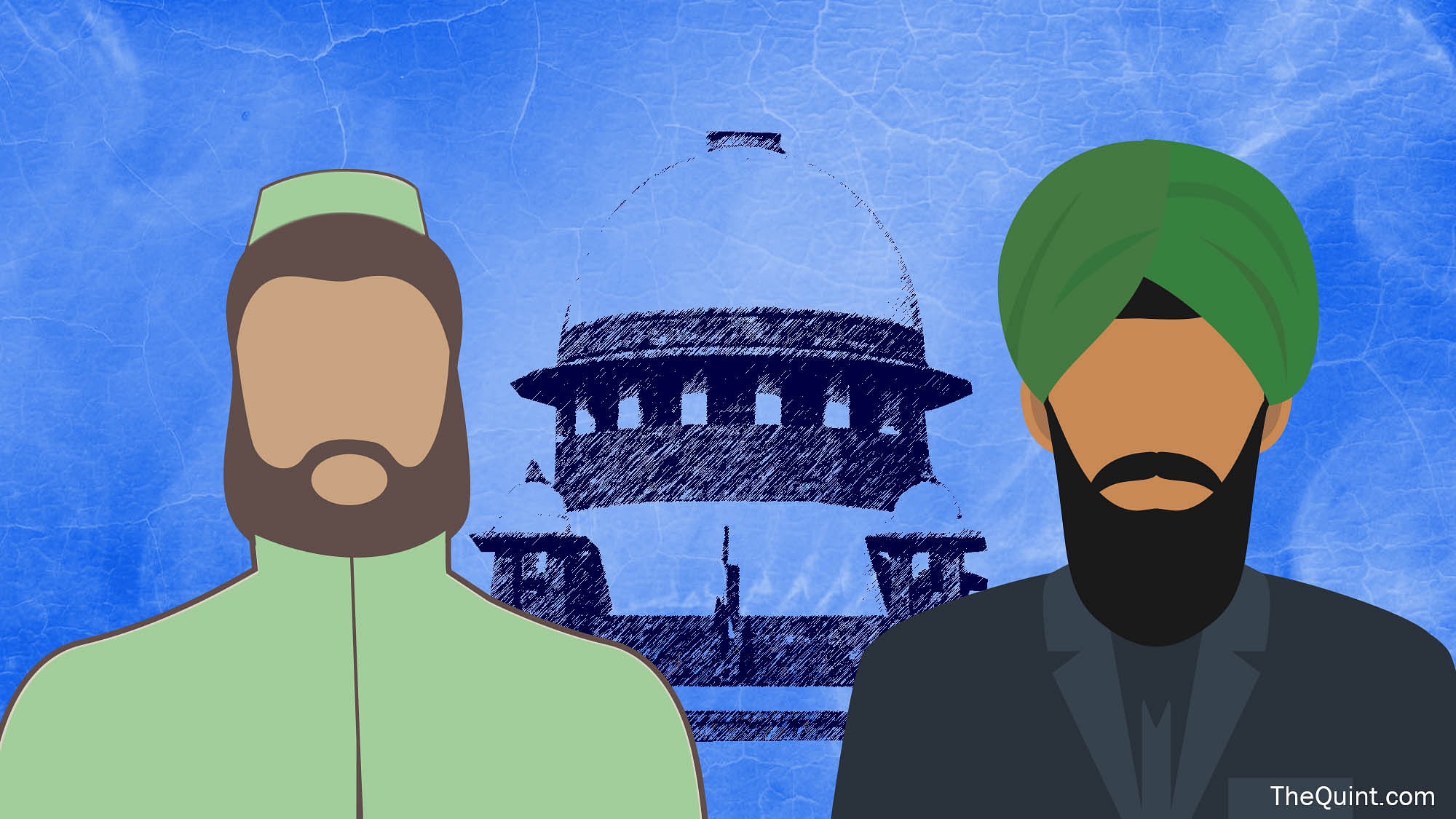 Supreme Court justifying ‘no beard’ rule for Muslim IAF officers doesn’t answer the question of religious freedom. (Photo: Rhythum Seth/ <b>The Quint</b>)