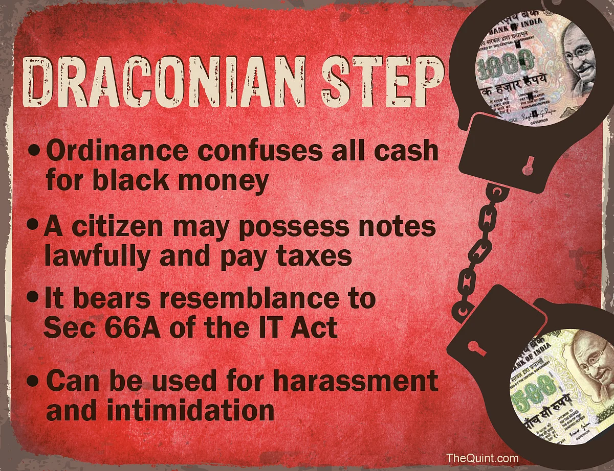 Baffled Over Black Money? Ordinance on Old Notes Won’t Help Either