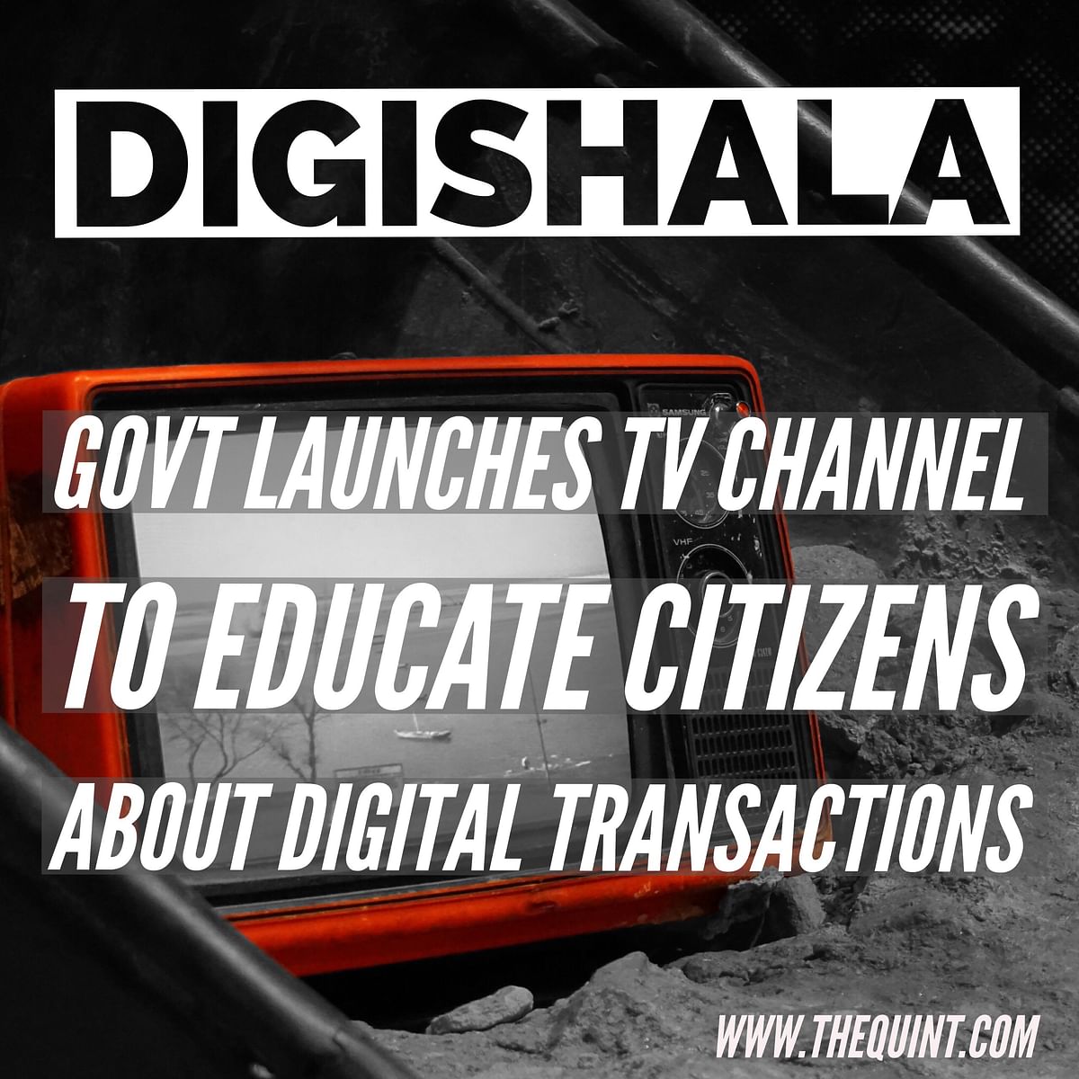 Besides DigiShala TV, the Centre unveiled a website, Cashless India, to instruct people on making digital payments.