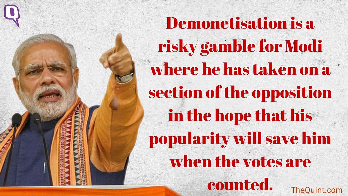 

Modi has taken on the Opposition in the hope that his popularity will save him when the votes are counted.