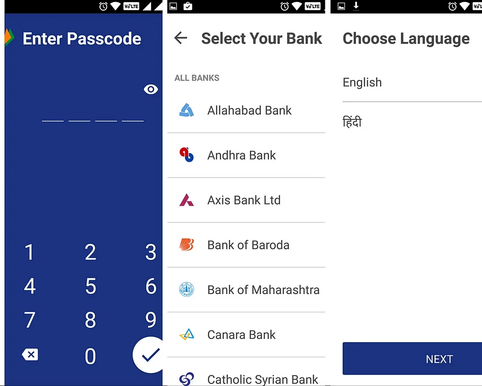 This is how the BHIM app looks. (Photo: app screen grab) 