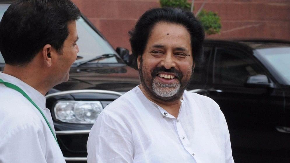 Trinamool Congress MP Sudip Bandyopadhyay leaves after All Party meeting on Kashmir, in New Delhi. (Photo: IANS)