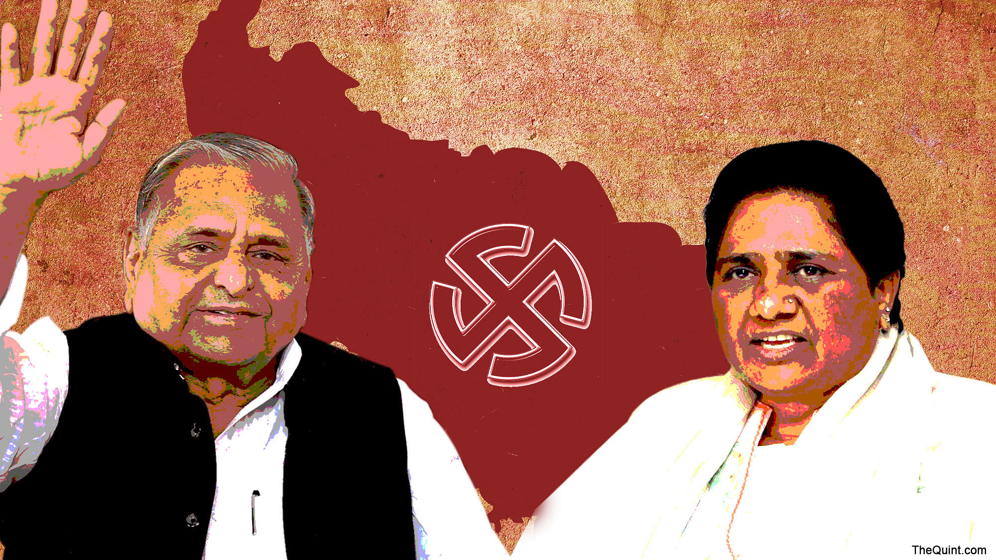 A split in the Samajwadi Party may bring electoral gains for Mayawati’s BSP. The party has fielded 97 Muslim candidates so far. (Photo: Rhythum Seth/ <b>The Quint</b>)
