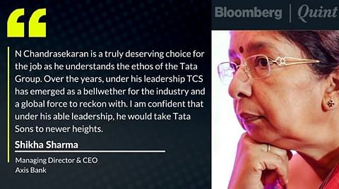 N Chandra was earlier the CEO of Tata Consultancy Services.