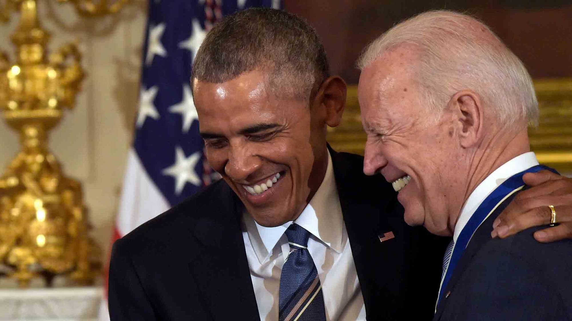 Barack Obama and  Joe Biden.&nbsp;