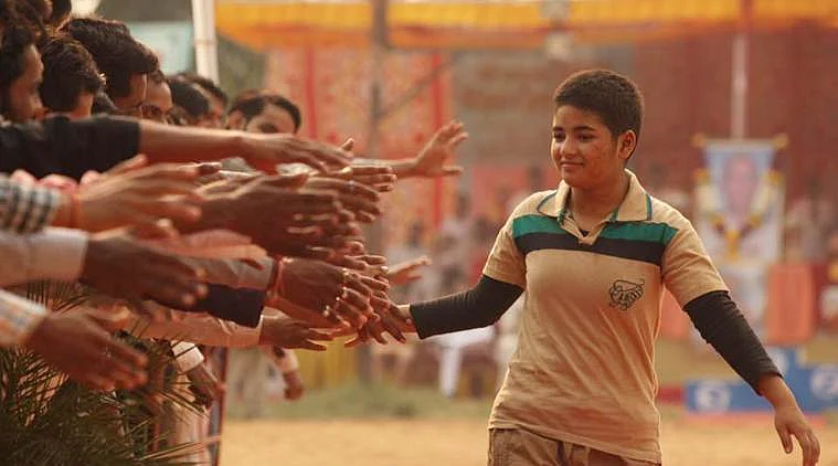 Zaira Wasim in a scene from <i>Dangal. </i>
