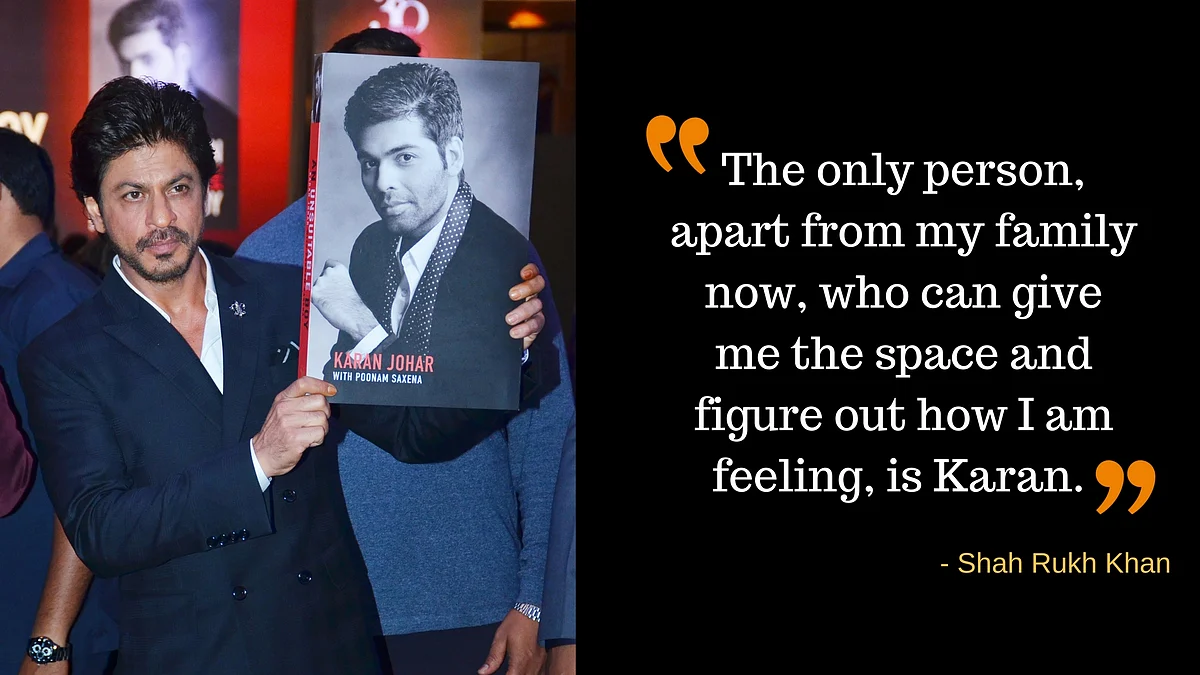 Shah Rukh Khan: Karan Johar is a very sensitive boy. (Photo: Yogen Shah)