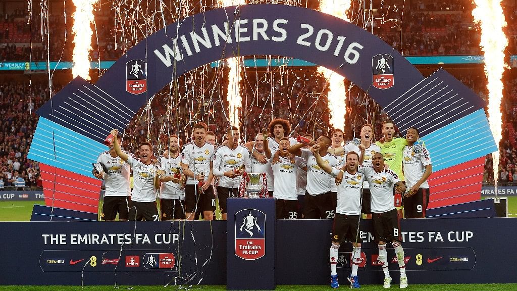 The Red Devils lifted the FA Cup in May 2016. (Photo: Reuters)