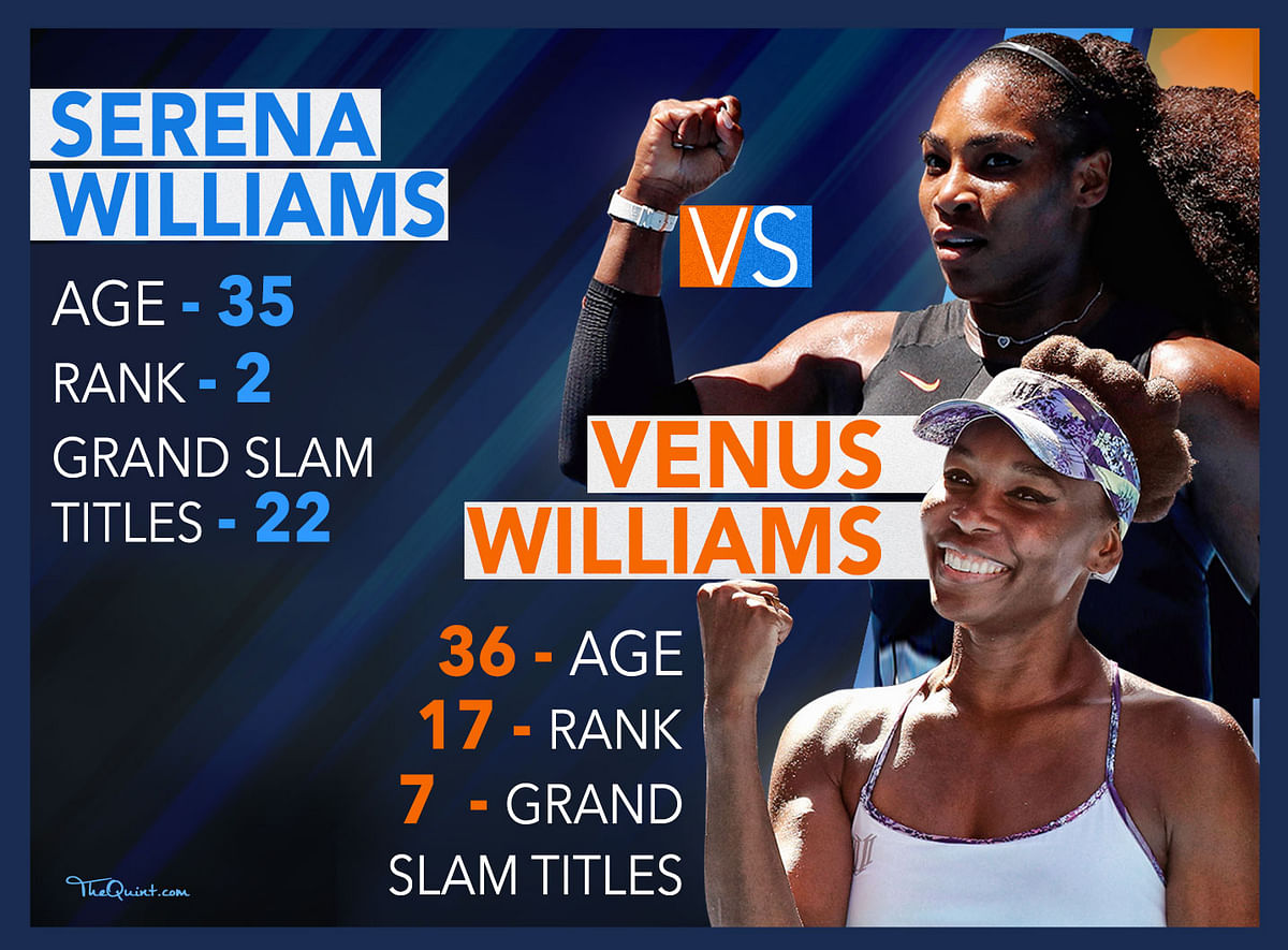 Take a look at the head-to-head record of Serena and Venus Williams ahead of the Australian Open final.