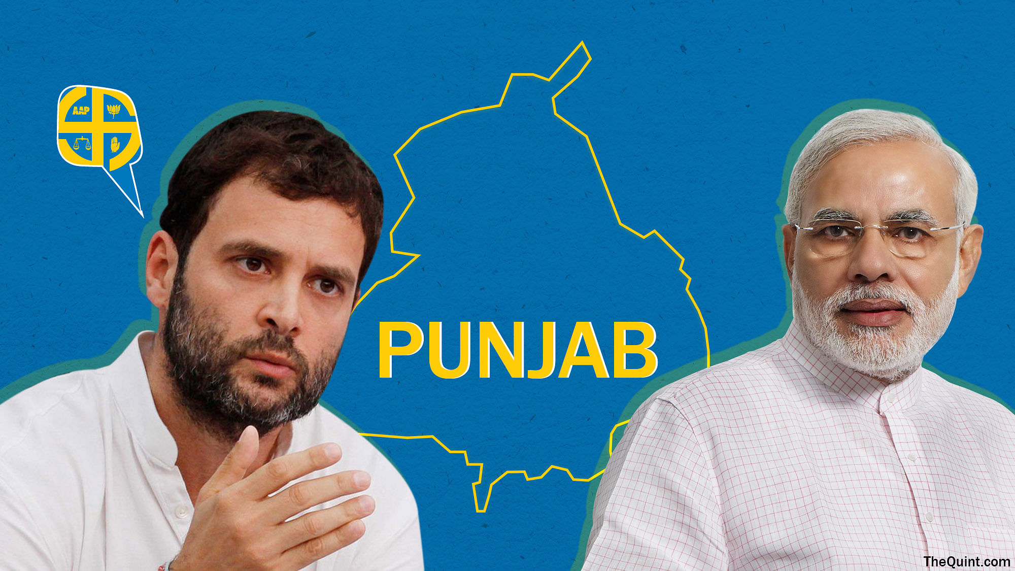 Punjab elections are less than a week away. (Photo: The Quint)
