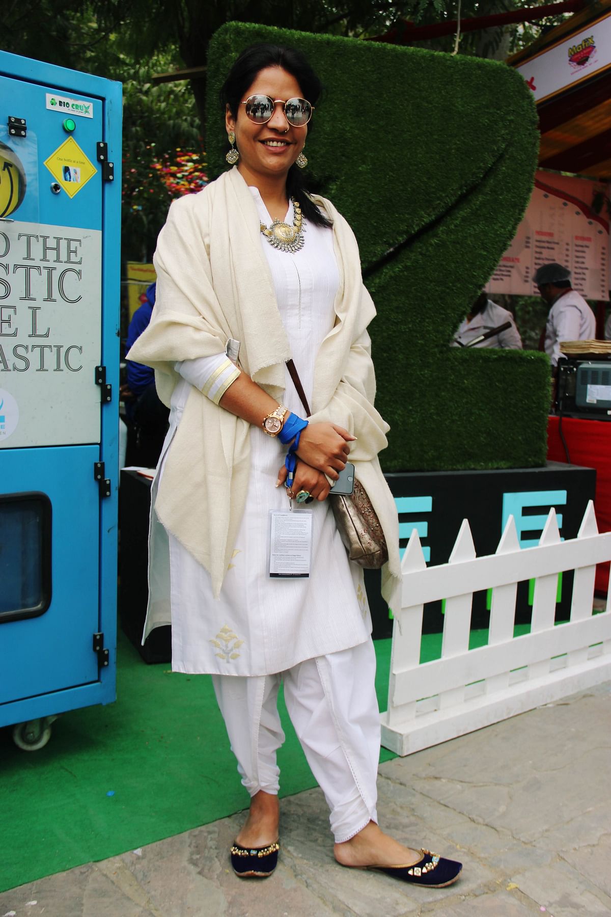 At Jaipur Literature Festival, we meet with interesting subjects that subtly blend fashion and literature together