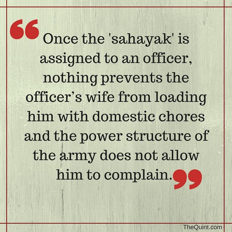 Making  jawans  do menial duties demeans them and adds to their stress, writes Nilanjan Mukhopadhyay.
