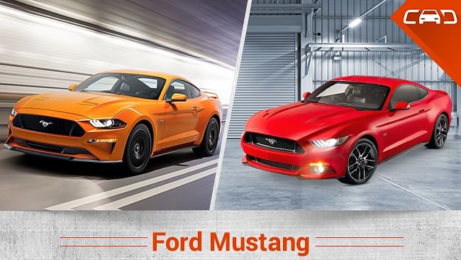 The new Mustang 2018 was unveiled in January. (Photo Courtesy: <a href="https://www.cardekho.com/india-car-news/ford-mustang-new-vs-old-ndash-whats-changed-19909.htm">CarDekho</a>)