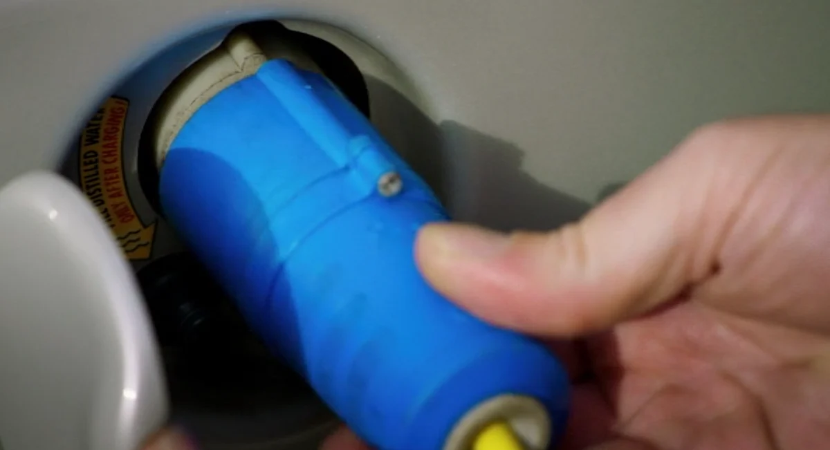 Charging it up. (Photo Courtesy: Amazon screen grab)