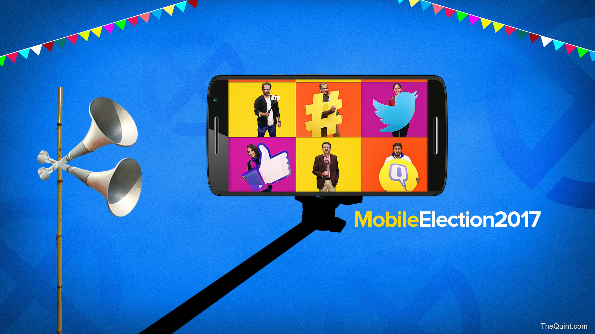 A mobile-only election coverage (Photo: The Quint)