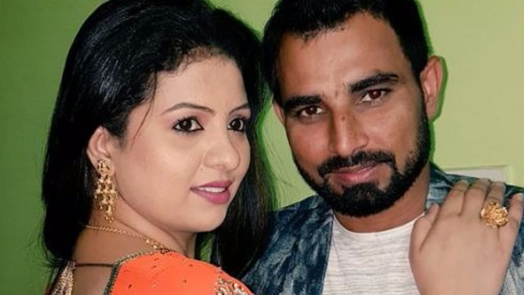 File picture of Mohammed Shami with his wife Hasina Jahan. 