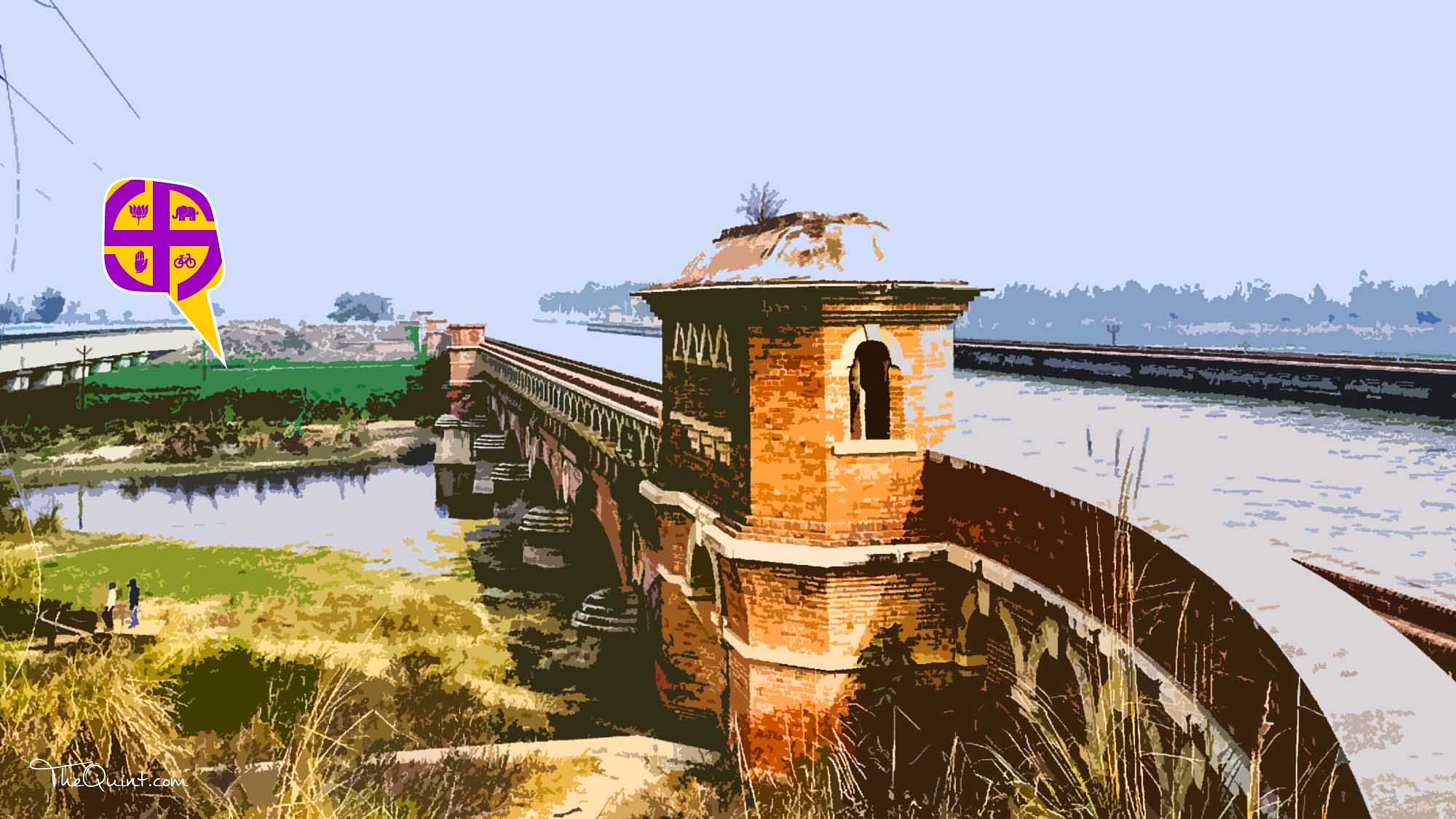 Nadrai aqueduct in Kasganj. (Photo Abhilash Mallick/Rhythum Seth/<b>The Quint</b>)