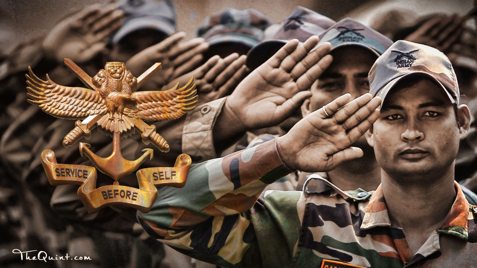 A salute to the Indian Army.