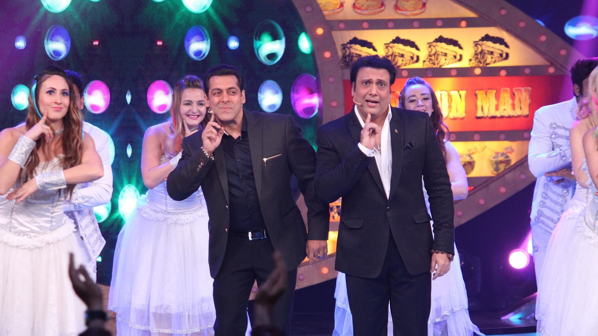 Salman and Govinda partner together on <i>Bigg Boss 10. </i>(Photo courtesy: Colors)