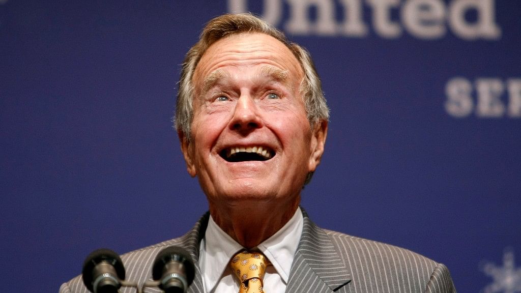 George HW Bush. (Photo: Reuters)