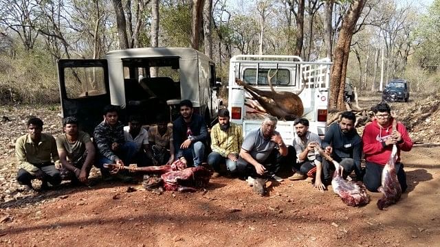 Eleven men from Bengaluru were arrested for hunting deer. (Photo: <b>The Quint</b>)