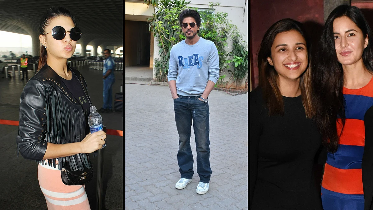 Jacqueline, SRK, Parineeti and Katrina were spotted around town. (Photo: Yogen Shah)