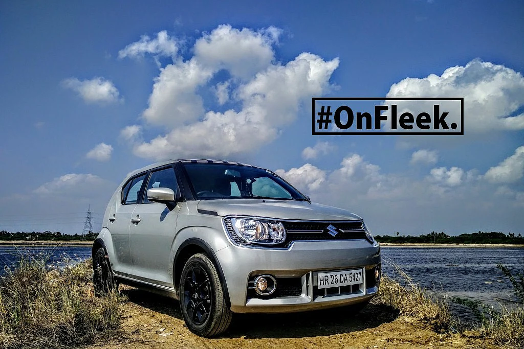 Maruti’s added DRLs to the Ignis. (Photo Courtesy: Motorscribes)