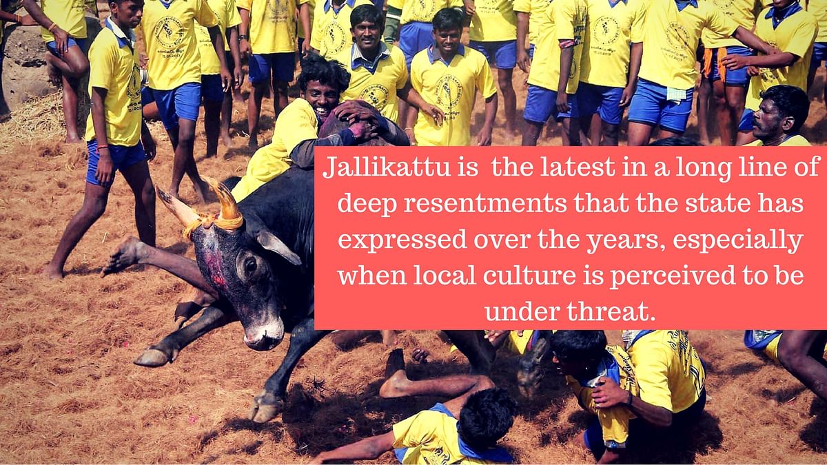 Jallikattu protests have exposed  fault-lines between the Centre and Tamil Nadu, adding to the resentment of people.