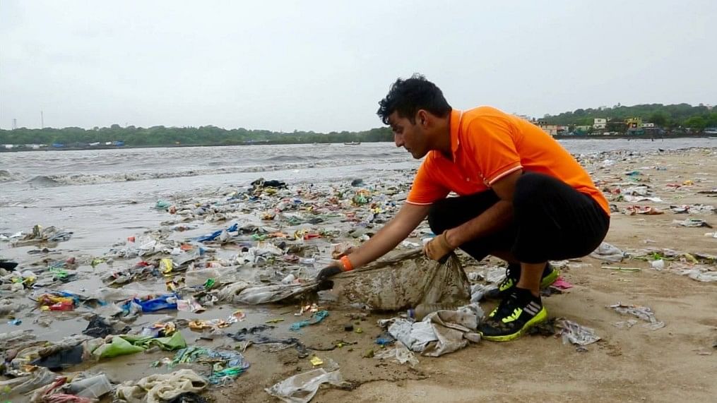 Shiv Sena comes out in support of activist Afroz Shah who has been cleaning up Mumbai’s Juhu beach.