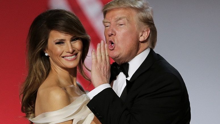 US President Donald Trump with his wife Melania Trump(Photo: AP)