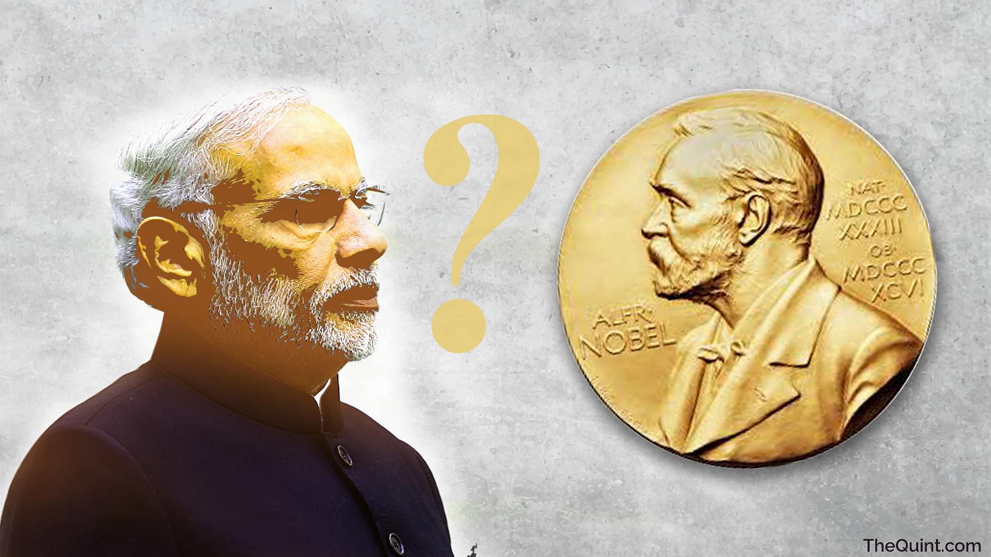 Thanks to the success of demonetisation, Modi will be awarded the Nobel prize in all categories! (Photo:  <b>The Quint/</b>Harsh Sahani)