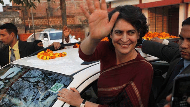 The Congress had said on Monday that party workers want Priyanka Gandhi Vadra to play a “larger role” in politics. (Photo Courtesy: Twitter/<a href="https://twitter.com/mazhar_jafri">Mazhar jafri</a>)
