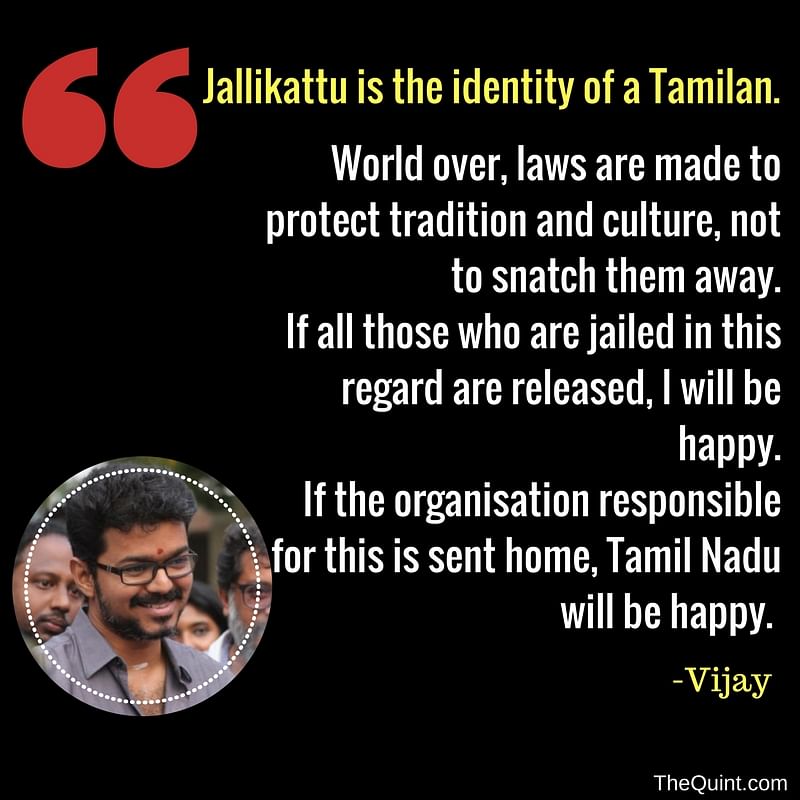 Tamil Actor Vijay wants #JusticeForJallikattu